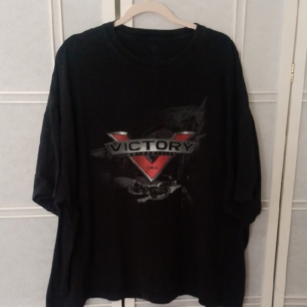 Victory Motorcycles  Black Graphic T-Shirt Las Vegas